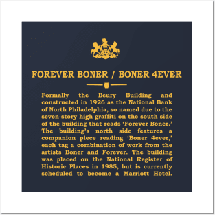 Real Historical Philadelphia - Forever Boner / Boner 4Ever Posters and Art